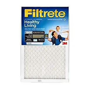 18x24x1 (17.7 x 23.7) Filtrete 1900 Ultimate Allergen Reduction Filter by 3M (4 Pack)