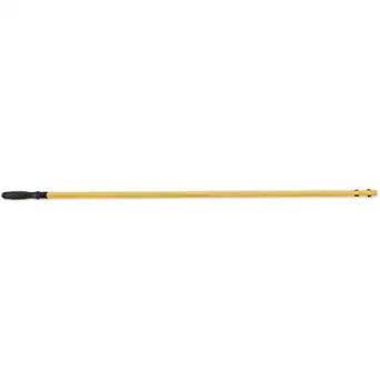 Rubbermaid Commercial HYGEN Quick-Connect Mop Parts Handle, Straight, Fixed, 58-Inch, Yellow