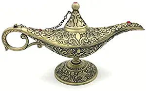W.D Legend Aladdin Magic Genie Lamps Incense Burners, Best （Copper）