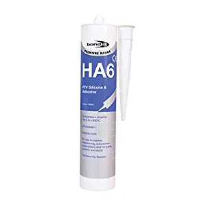 HA6 Marine Grade RTV Silicone by Seal it Services | Anti-Mold Sealant | Marine Grade Adhesive | Stays Flexible After Cure | Multi-Use Product | White