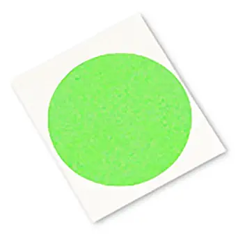 3M 401+ Circle-0.438"-2000 High Performance Masking Tape - 0.438" Circles, Crepe Paper, Green (Pack of 2000)