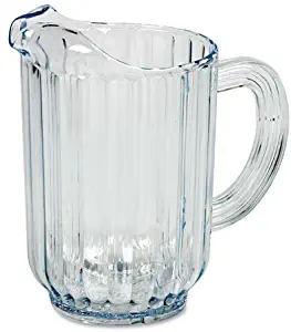 Bouncer Plastic Pitcher, 60oz, Clear