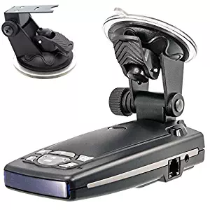 ChargerCity Car Dashboard & Windshield Suction Cup Mount Holder for Escort Passport 9500ix 9500i 8500 8500x50 S55 S75g Solo S2 S3 and Beltronics GX65 RX65 Vector 975 Radar Detectors …