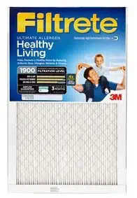 16x16x1 (15.7 x 15.7) Filtrete Ultimate Allergen Reduction 1900 Filter by 3M (2 Pack)