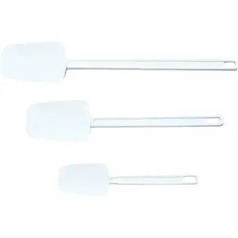 Rubbermaid Commercial Products Cold Temperature Spoon Spatula, 13.5 Inch, Clean-Rest Design (FG193400WHT)