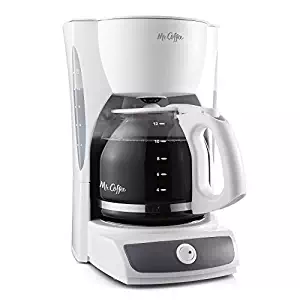 Mr. Coffee 12-Cup Switch Coffee Maker, CG12, White