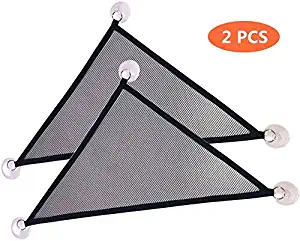 KHLZ US Reptile Hammock Lounger & Ladder Accessories Set for Large & Small Bearded Dragons Anole Geckos Lizards or Snakes (Triangle, 19×13×13 inch, 2 Pack)