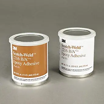 3M Scotch-Weld 2216 Epoxy Adhesive, 1 pt Kit, Gray