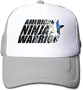 SAXON13 Unisex Baseball-caps Meshback American Ninja Warrior Hat Cpas Black