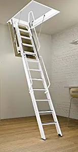 Rainbow F3060-10 - 30"L x 60"W F-Series Attic Ladder/Stair 9'4"H - 10'4"H - White