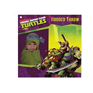 Northwest Hooded Plush Throw Blanket - Teenage Mutant Ninja Turtles Leonardo