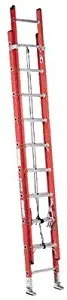 36 ft Fiberglass Extension Ladder with 300 lb. Load Capacity