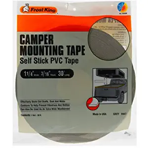 Frost King Available V447H Camper Mounting Tape 1-1/4-Inch by 3/16-Inch by 30-Feet, Grey, Gray|Grays