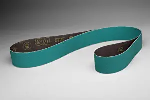 3M 577F Coated Alumina Zirconia Sanding Belt - 120 Grit - 1 in Width x 42 in Length - 21355 [PRICE is per BELT]