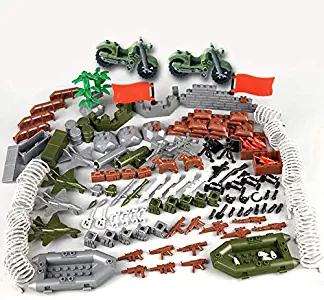 Taken All Weapon Pack Accessories Military Weapons Set Compatible with Major Brands, Modern Assault Pack Military Building Blocks Toy (Weapons 1)