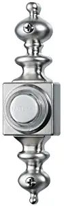 NuTone PB4LSN Wired Lighted Door Chime Push Button, Satin Nickel