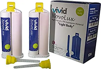 Vivid NovoLux Light Body Regular Set - High VPS Impression Material - (2x50ml) 6Tips