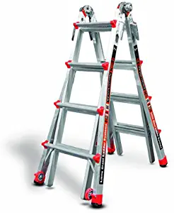 Little Giant Ladder Systems 12017 RevolutionXE Articulating Ladder, Model 17, Aluminum/Orange