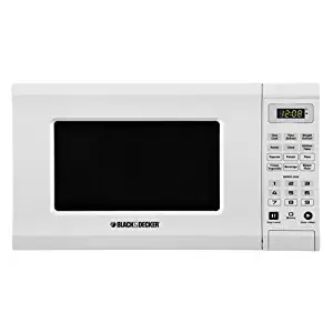 Black & Decker EM720CPI-PMW 700-watt Microwave, 0.7 Cubic Feet, White