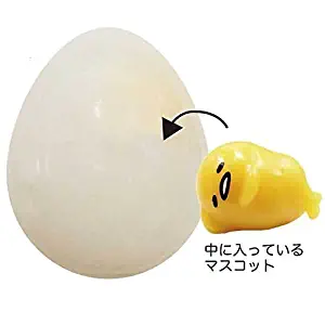 NIC Sanrio Gudetama Gunya Squeeze Mascot Squeeze Toy White Egg