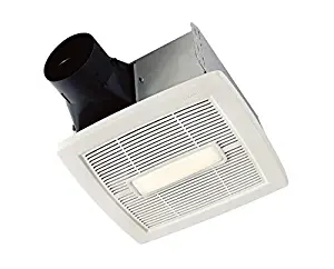 Broan-NuTone AEN110L InVent Series Single-Speed Fan, Ceiling Room-Side Installation Bathroom Exhaust Fan, ENERGY STAR Certified, 1.0 Sones, 110 CFM