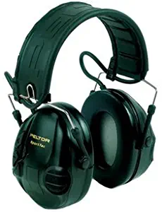3M PELTOR SportTac Headset, 26 dB, Red / Black Cups, Foldable Headband, MT16H210F-478-RD