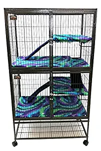 Piggy BedSpreads Fleece Liners for Ferret Nation Critter Nation Cage (Cage Not Included)