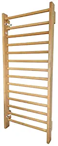 ARTIMEX Wooden Stall Bars (Swedish Ladder) Set for Physical Therapy & Gymnastics - Wall Bars from Beech Wood, Code 253-Reha-Beech - Used in Homes, Gyms,or Fitness Centers