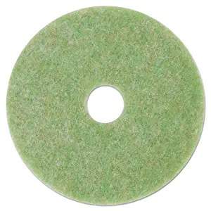 3M 18046 Low-Speed TopLine Autoscrubber Floor Pads 5000 14" Sea Green 5/Carton