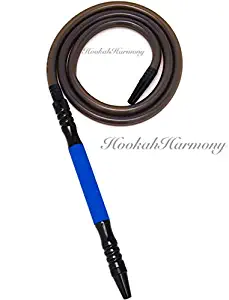 D Hose 2.0 Hybrid Dream Hookah Shisha Blue + Black Aluminum Metal Handle Blue Grip Washable Silicon Hose Free Blue Silicone Hose Grommet