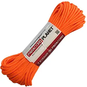 OUTDOOR Paracord Planet Mil-Spec Commercial Grade 550lb Type III Nylon Paracord