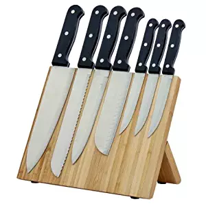 Bamboo Magnetic KNIFEdock - The kitchen Magnetic KNIFEdock has revolutionized storing and displaying your knifes both elegantly, and safely. This KNIFEdock keeps your cutlery close at hand ensuring un