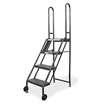 Tri-Arc KDMF104166 4-Step Mobile/Folding Steel Step Stand