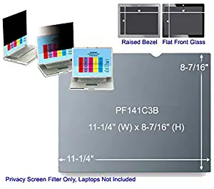 3M PF141C3B Black Frameless Privacy Filter for 14.1" Standard Laptop (4:3) (161333)