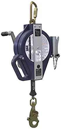 3M DBI-SALA Ultra-Lok 3501102 DBI Ultra-Lok 3501102, 50' 3/16" Galvanized, 3-Way Emergency Retrieval, with Mounting Bracket, Blue, 50' 3/16", Blue