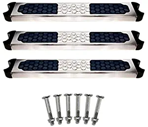 3) Hydrotools 87906 Pool Stainless Steel Ladder Rung Steps + Complete Bolts Set