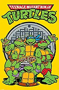 Pyramid International Teenage Mutant Ninja Turtles Retro Characters Cool Wall Decor Art Print Poster 24x36