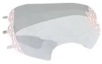 3M Faceshield Cover Lens For 3M 6000, 6700, 6800 And 6900 Series Full Facepiece Respirator (25 Per Bag)