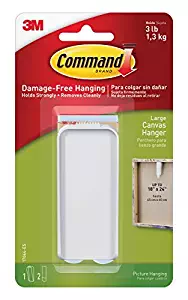 CANVAS HANGER LARGE WHT (Pkg of 10)