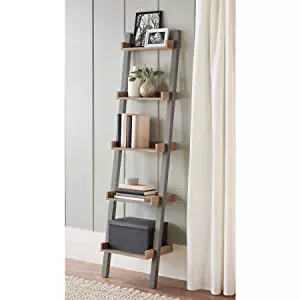 Better Homes and Gardens Bedford 5 Shelf Narrow, Gray