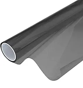 VViViD Smoke Black Adhesive Headlight Wrap Wet Tinting Vinyl Roll (17.9" x 48" 1-Roll Pack)