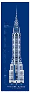 Bruce Teleky Chrysler Building by Andy Hickes 11"x35" Art Print Poster