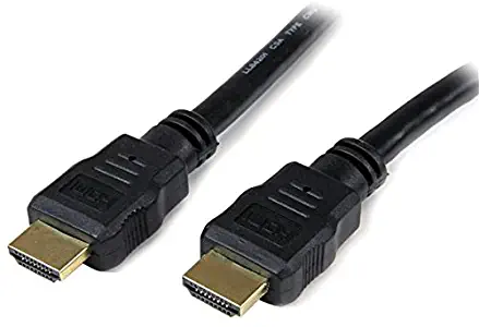 StarTech.com 1 ft High Speed HDMI Cable – Ultra HD 4k x 2k HDMI Cable – HDMI to HDMI M/M - 1ft HDMI 1.4 Cable - Audio/Video Gold-Plated (HDMM1)