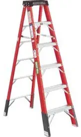 Green Bull Series 2032 Fiberglass Stepladder (8 FT)