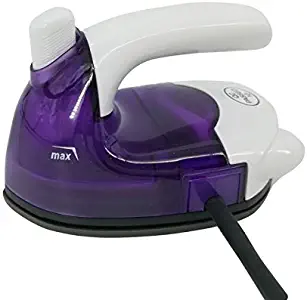 667322658687 Guderboo Travel Mini Spray/Dry Iron,Mini Size, Great for Travel, Fits Easily into Carry-on Bags Non-Stick Soleplate, Easily Glides Over All Fabric Types to Smooth Out Wrinkles.