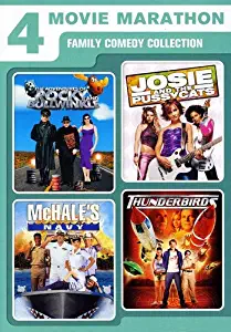 4 Movie Marathon: Family Comedy Collection (Adventures of Rocky & Bullwinkle / Josie and the Pussycats / McHale's Navy / Thunderbirds)