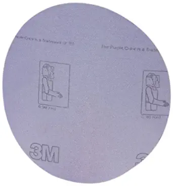3M Hookit Film Disc 360L, Aluminum Oxide, 5" Diameter, P800 Grit, Purple (Pack of 100)