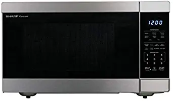 Sharp 1.6-cu ft 1100-Watt Countertop Microwave (Stainless Steel)