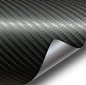 VViViD Black 4D True R Semi-Gloss Carbon Fiber 17.75 Inches x 60 Inches Vinyl Wrap Roll XPO Air Release Technology