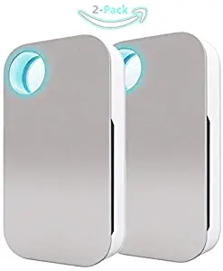 Breathe Green Plug N Pure Odor Eliminator [2-Pack] | Plug in Air Freshener | Smoke Dust Pet Odor Eliminator | Use in Bathroom, Bedroom Kitchen, Closet, Basement | Modern Sleek Purificador De Aire